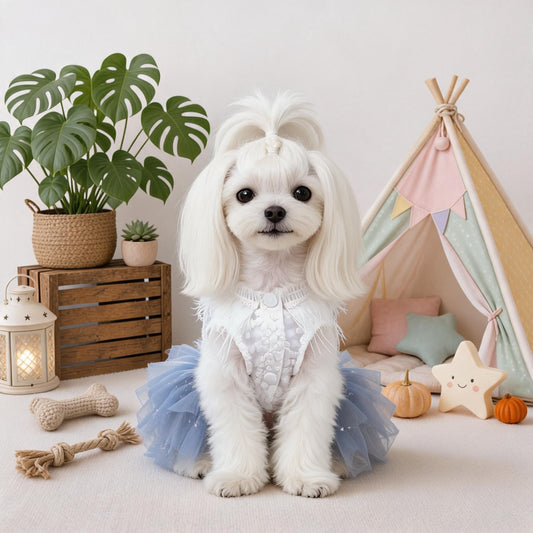 Andromeda Lace Pet Wedding Dress
