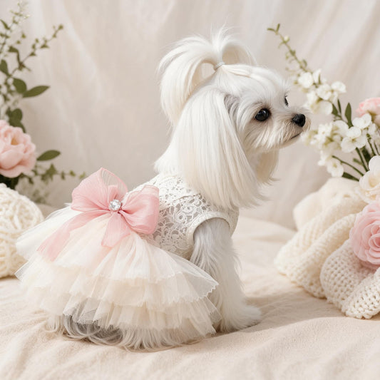 Sweetheart Pet Wedding Dress